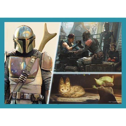 Puzzle - 4w1 (35, 48, 54, 70) - Mandalorian - Star Wars - Trefl 34397