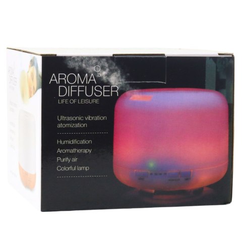 Nawilżacz Powietrza Dyfuzor Aromaterapia Lampka Nocna LED Pilot 300ml