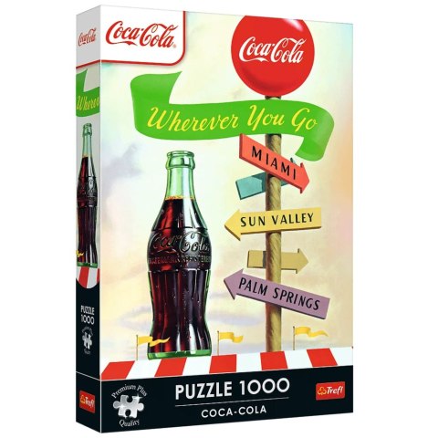 Puzzle - 1000 Premium Plus - Coca-Cola: Gdziekolwiek zmierzasz - Trefl 12098