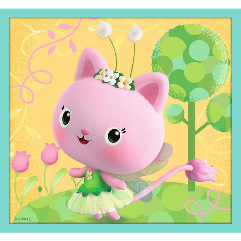 Puzzle - 10w1 - W świecie Gabi - Koci Domek Gabi - Trefl 96003