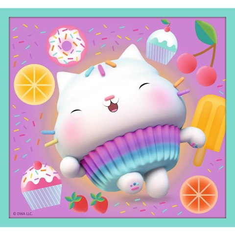 Puzzle - 10w1 - W świecie Gabi - Koci Domek Gabi - Trefl 96003