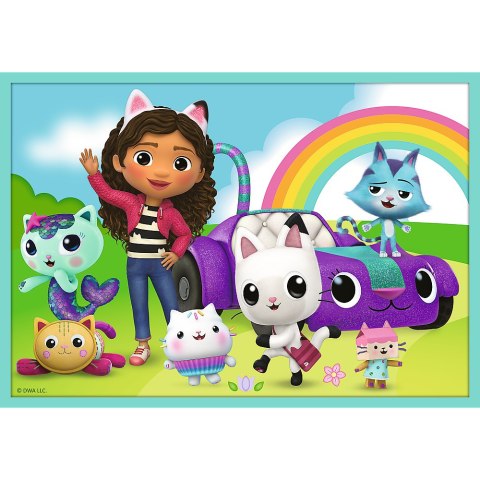 Puzzle - 10w1 - W świecie Gabi - Koci Domek Gabi - Trefl 96003