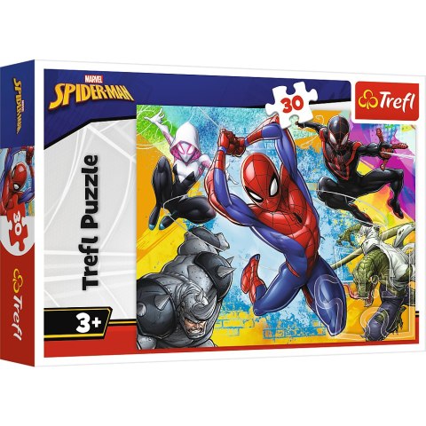 Puzzle - 30 - Kolory Spider-Man'a - Disney Marvel Spiderman - Trefl 18307