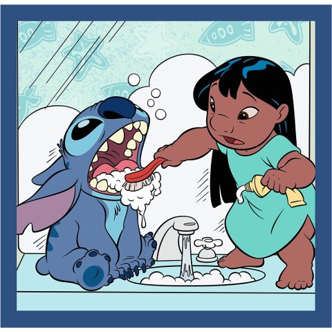 Puzzle - 3w1 (20, 36, 50) - Czas ze Stitchem - Lilo and Stitch - Trefl 34896