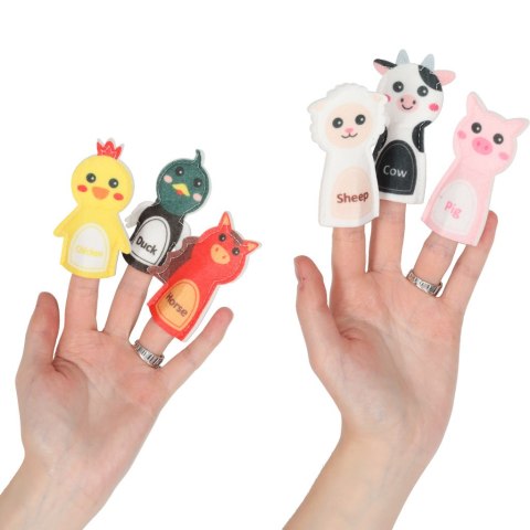 Książeczka sensoryczna edukacyjna manipulacyjna farma