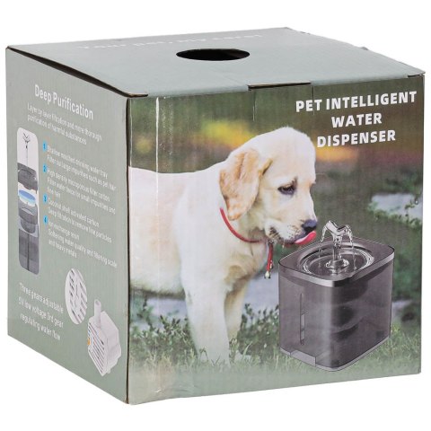 Poidełko fontanna dla psa kota zwierząt automatyczne poidło USB 2l filtr czyszczący
