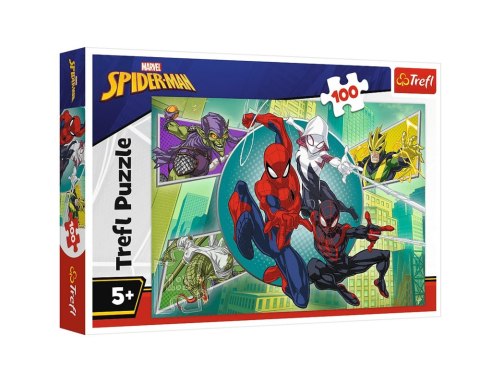 Puzzle - 100 - Pajęcza maska / Disney Marvel SpidermanFSC Mix 70% 16519