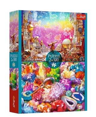 Puzzle - 2x500 - Kosmos i kryształy 37499