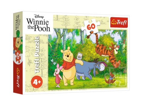 Puzzle - 60 - Smaczny miodek / Disney Winnie the PoohFSC Mix 70% 17411