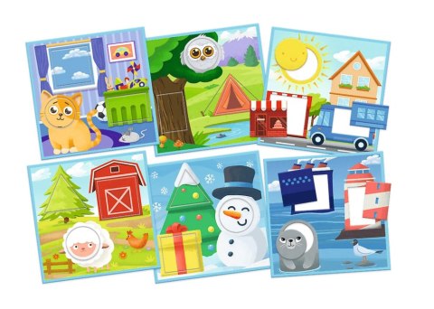 02904 GRA- Kolory i kształty /ABC Malucha / KAZSTUDIO SA Rodzina Treflików FSC Mix 70% 2904