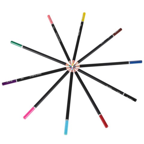 Kredki ołówkowe kolorowe w etui zestaw 120 sztuk