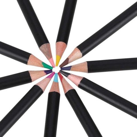 Kredki ołówkowe kolorowe w etui zestaw 120 sztuk