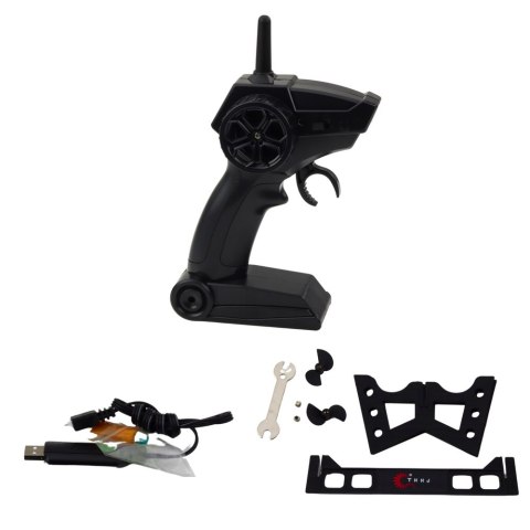 Łódź Motorówka Zdalnie Sterowana RC 1:28 Policyjna Niebieska