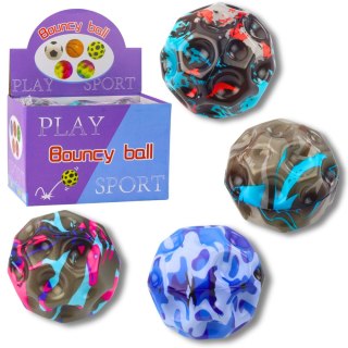 Piłeczka Z Wgłębieniami Do Odbijania Ugniatania Piankowa Plamy 9cm