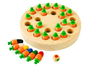 Gra Pamięciowa Rodzinna Marchewki Drewniana