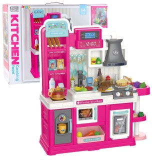 Kuchnia Dla Dzieci Obieg Wody Zmiana Koloru Żywności Para Różowa 64 el.