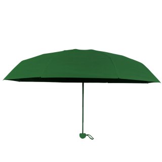 Parasolka Kieszonkowa Składana z Ochroną UV UPF 50+ Etui Zielona 90 cm