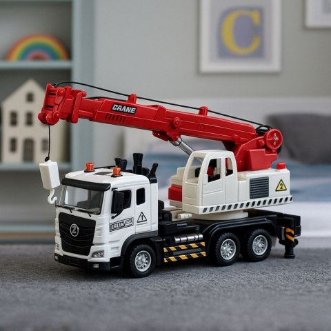 Ciężarówka Z Dźwigiem Metalowa Kabina Regulowany Wysięgnik Światła Dźwięki