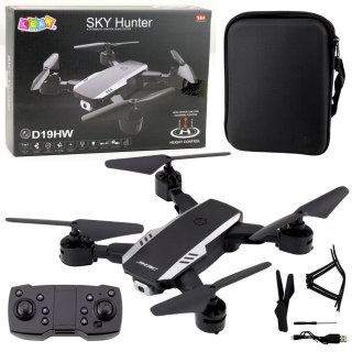 Dron Sky Hunter D19HW Kamera FVP Wi-Fi Pilot Z Uchwytem Na Telefon Etui