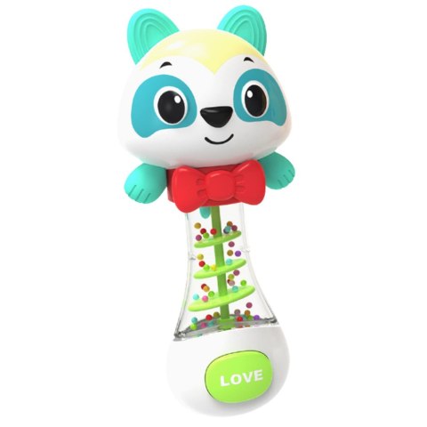 Grzechotka Zabawka Dla Niemowlaka Miś Z Kolorowymi Kuleczkami