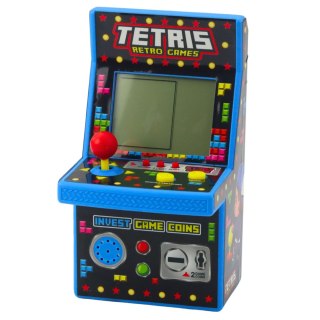 Mini Automat Do Gry Tetris Retro 49 Gier 1676 Poziomów Niebieski