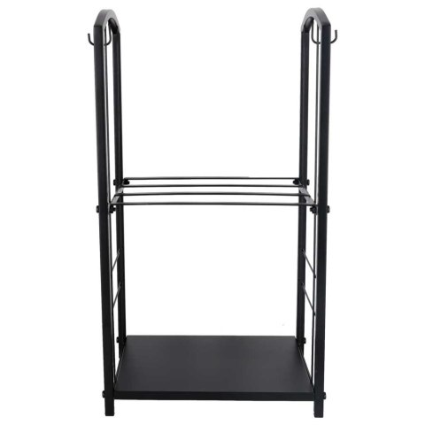 Stojak na drewno kominkowe regał metalowy akcesoria do kominka