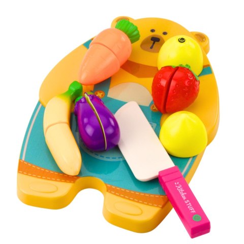 Zestaw Do Krojenia Owoce Warzywa Deska Nóż Akcesoria Edukacyjne Dla Dzieci