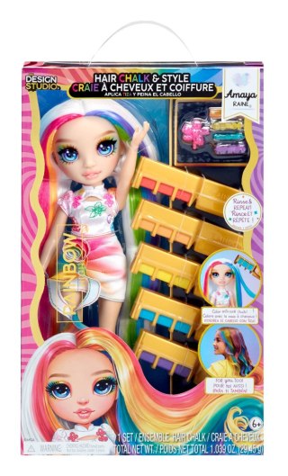 Rainbow High Hair Chalk & Style Doll- Amaya (Rainbow) 526780-EUC