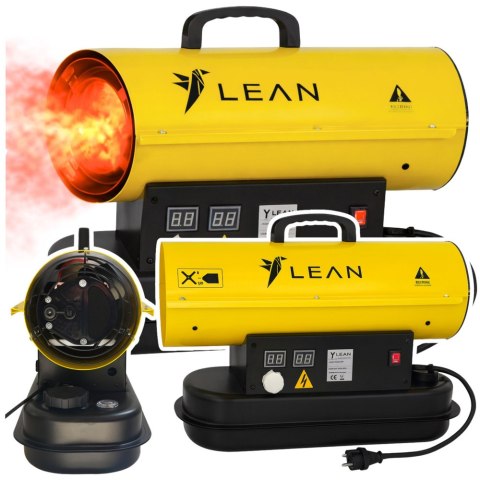 Nagrzewnica Spalinowa Olejowa 20KW Wyświetlacz LCD Termostat