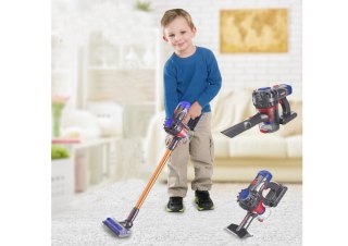 Odkurzacz Pionowy Zabawkowy Światła Dźwięki Czarny