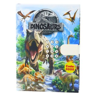 Pamiętnik Notatnik Na Kod Dinozaury Melodie Kolorowe Strony
