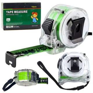 Taśma Miernicza Fluorescencyjna Miarka Zwijana 5m 25mm