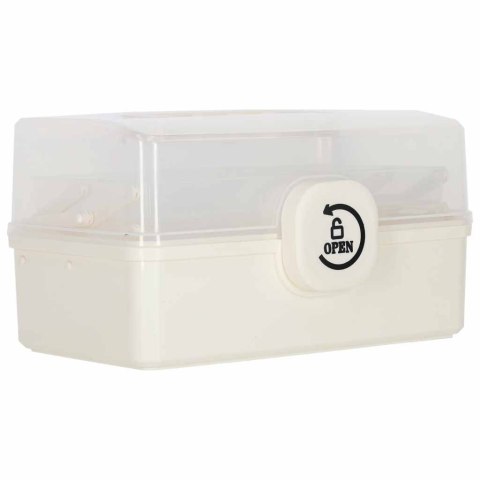 Organizer na leki pojemnik pudełko kasetka apteczka duży XL na zamek skrzynka 29x16x15cm