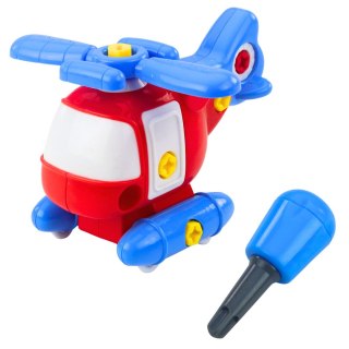 Helikopter Do Rozkręcania Skręcania Dla Dzieci Śrubokręt Klucz Kolorowy