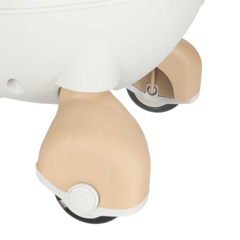 Jeździk grawitacyjny świecące koła LED z muzyką grający 76cm beżowy max 100kg