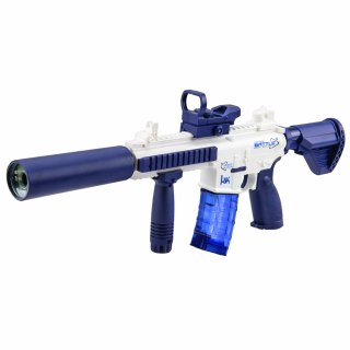 Karabin Elektryczny Broń Pistolet Na Wodę M416 Niebieski 62 cm