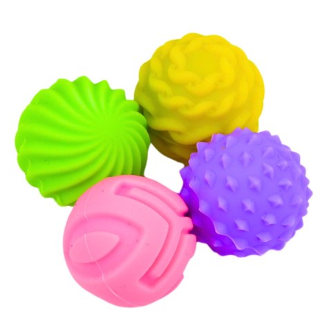Magnetyczne Silikonowe Piłki Antystresowe W Etui Kolorowe 2,5 cm 4 el.