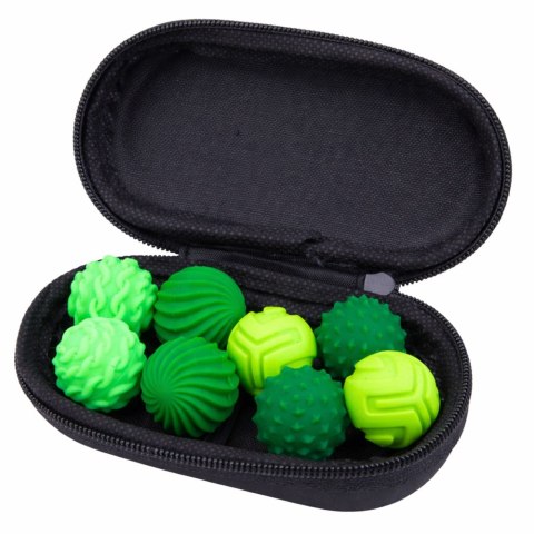 Magnetyczne Silikonowe Piłki Antystresowe W Etui Zielone 2,5 cm 8 el.