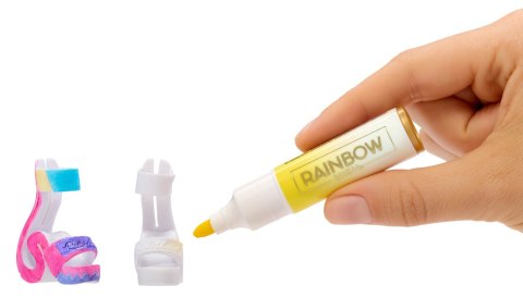 543343-EUC Rainbow High Air Brush & Create Fashion Dolls -Green Eyes