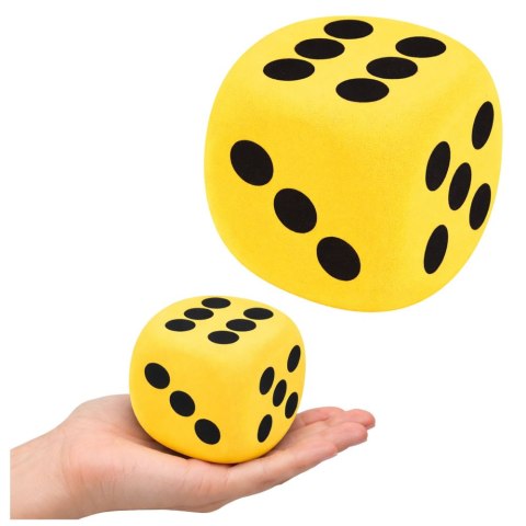 Duża Kość Piankowa Do Gry Zabawy Edukacyjna Mix 8 cm