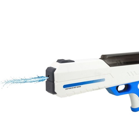 Elektryczny Pistolet Karabin Na Wodę Biało-Niebieski Zasięg 10 m 320 ml