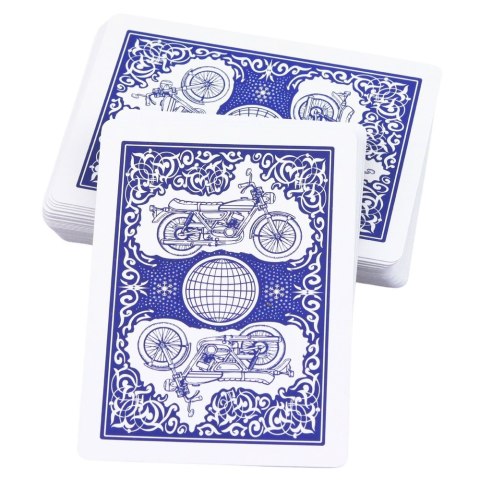 Klasyczne Karty Do Gry Plastikowa Powłoka Talia Niebieskie