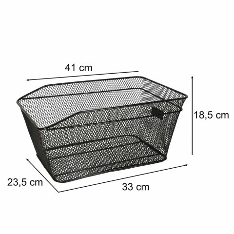 Koszyk rowerowy RALLEX na bagażnik kosz tylny metalowy 25kg