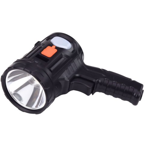 Latarka LED Szperacz Solarna 6 Trybów Powerbank Wymienne Filtry 19 cm