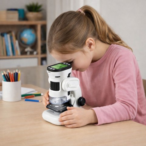Mikroskop Dla Dzieci Edukacyjny Cyfrowy Z Ekranem