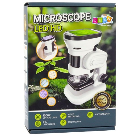 Mikroskop Dla Dzieci Edukacyjny Cyfrowy Z Ekranem
