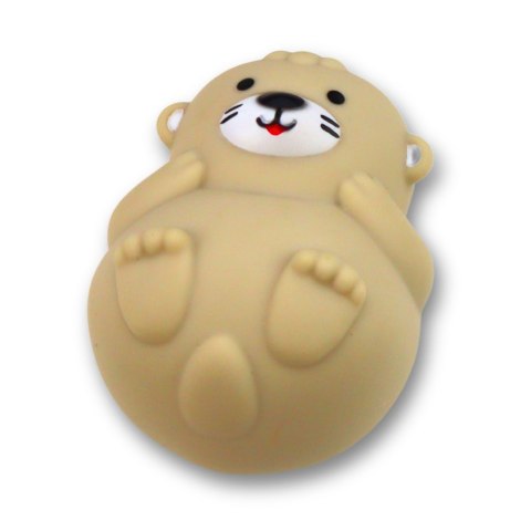 Zestaw Zabawki Do Kąpieli Łowienia Gumowe Zwierzątka Sitko Pastelowe 4 el.