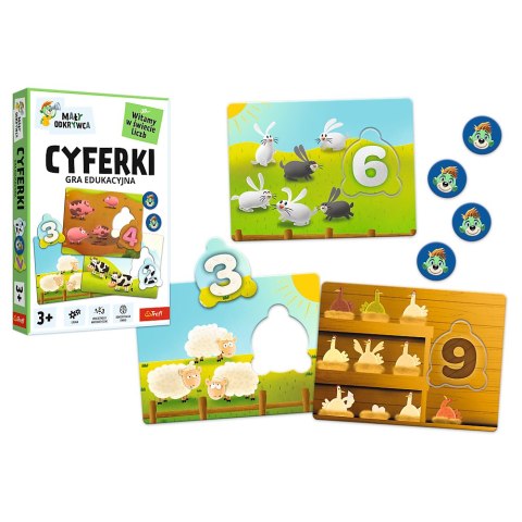 Gra dla dzieci Cyferki Mały Odkrywca Trefl 02810