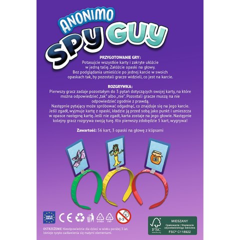 Gra podróżna Spy Guy Anonimo Trefl 02692