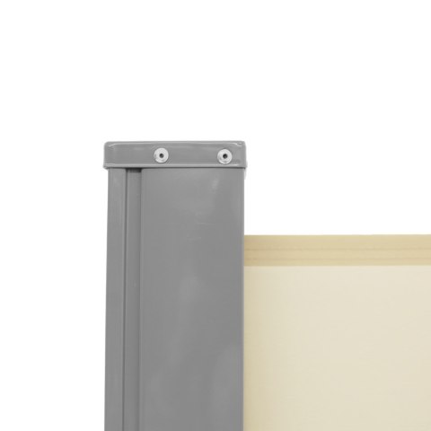 Markiza narożna boczna tarasowa LUARO parawan zwijany 180 x 620 cm beżowy